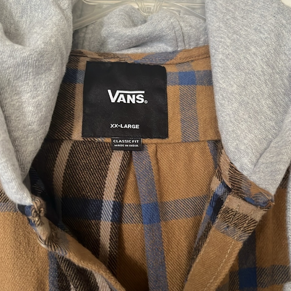 Vans hooded flannel XXL - Picture 2 of 4